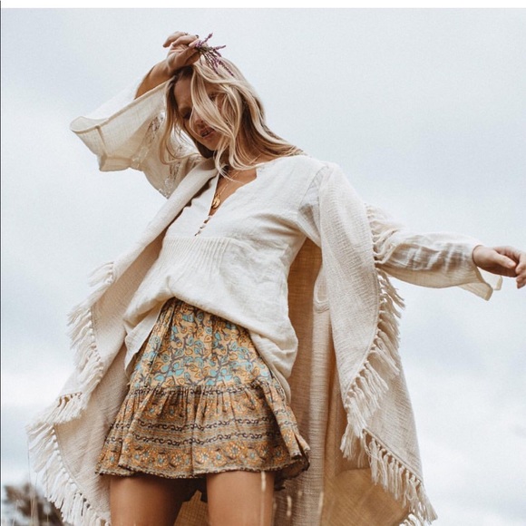 Spell Jackets & Blazers - Spell and the Gypsy  white river poncho M/L new